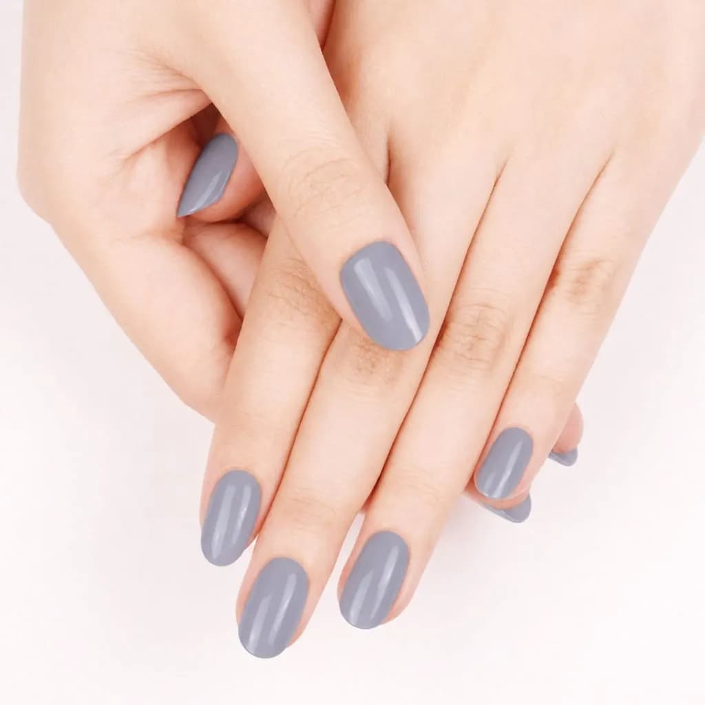 gray gel nail strips