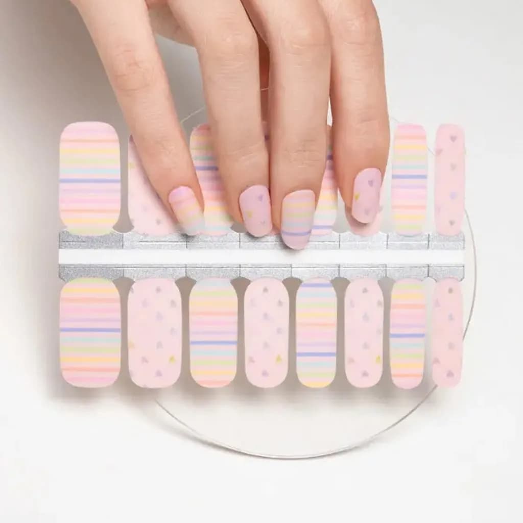Candy Hearts Nail Polish Strips