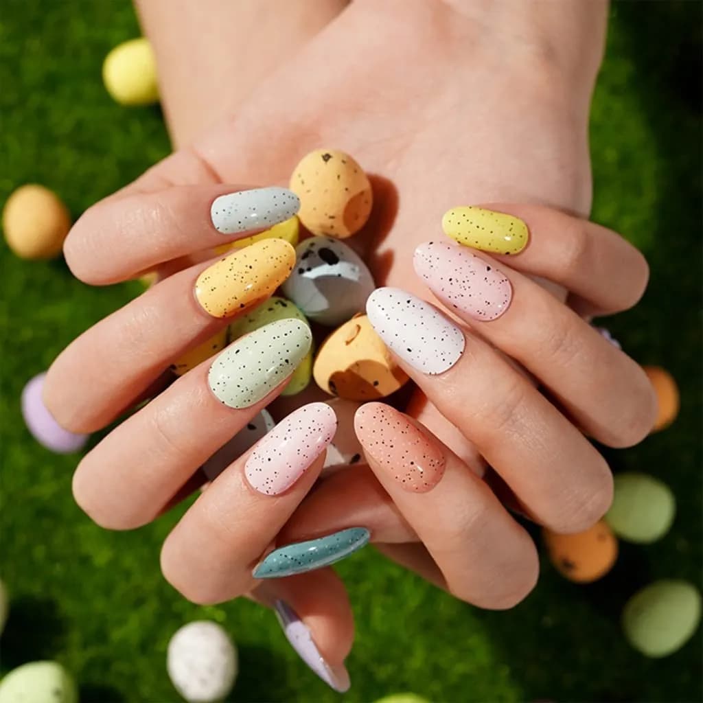 Candy Speckles Semi-Cured Gel Nail Strips