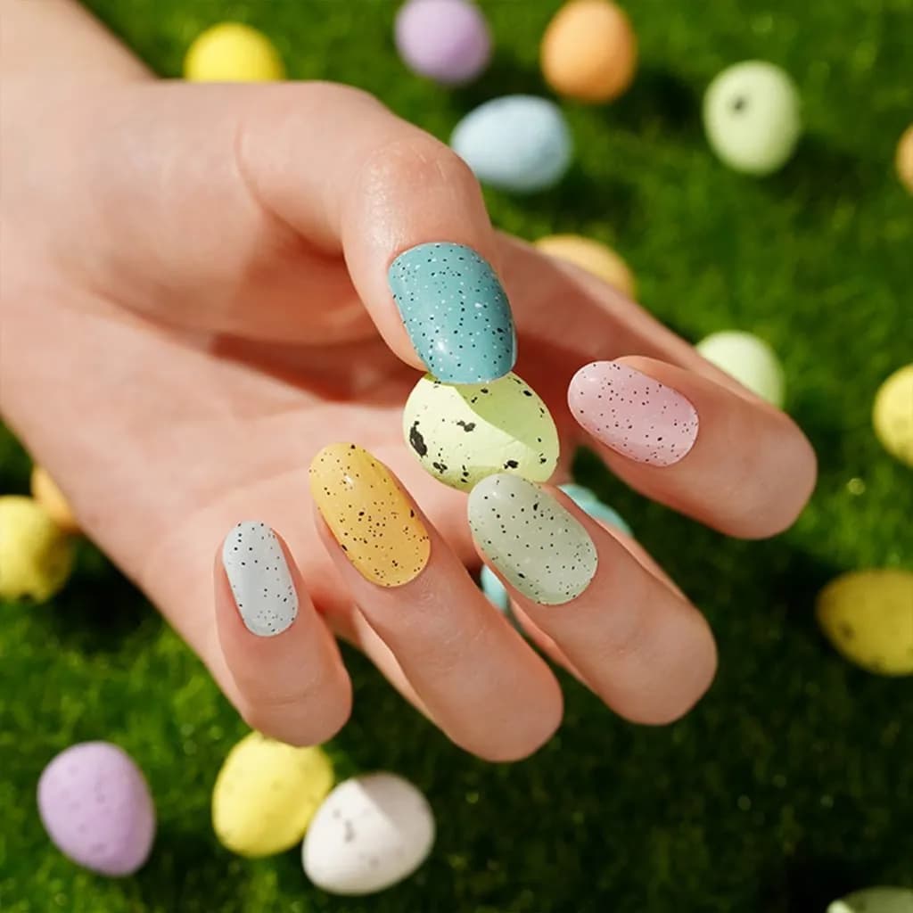 Candy Speckles Semi-Cured Gel Nail Strips