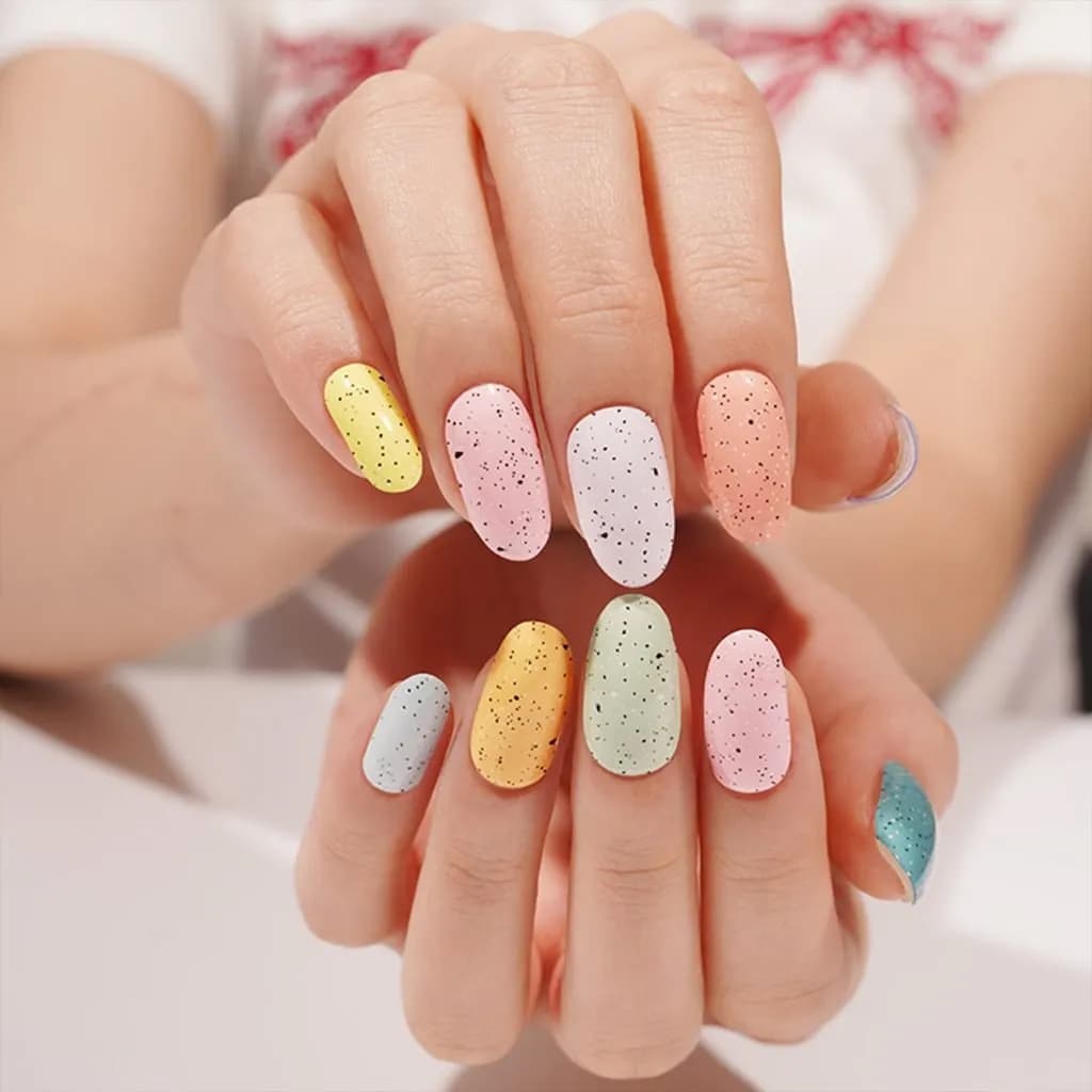Candy Speckles Semi-Cured Gel Nail Strips