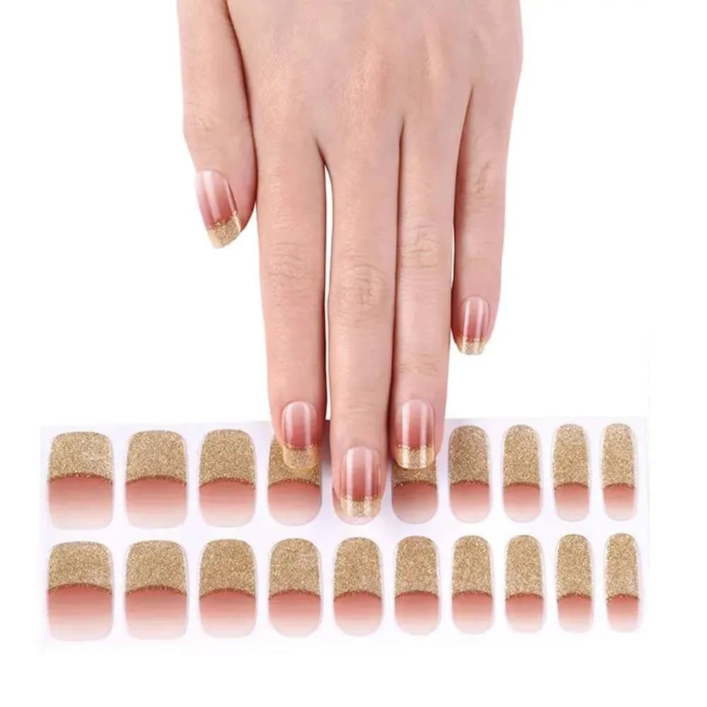 Champagne Fade – Semi-Cured Gel Nail Strips