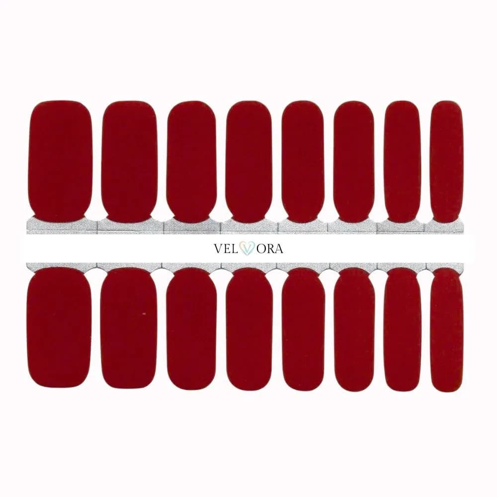 Cherry Red Nail Polish Strips