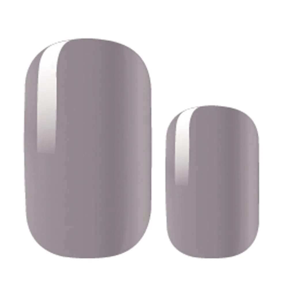 Cool Grey cool grey nail polish strips, glossy strips shown close up