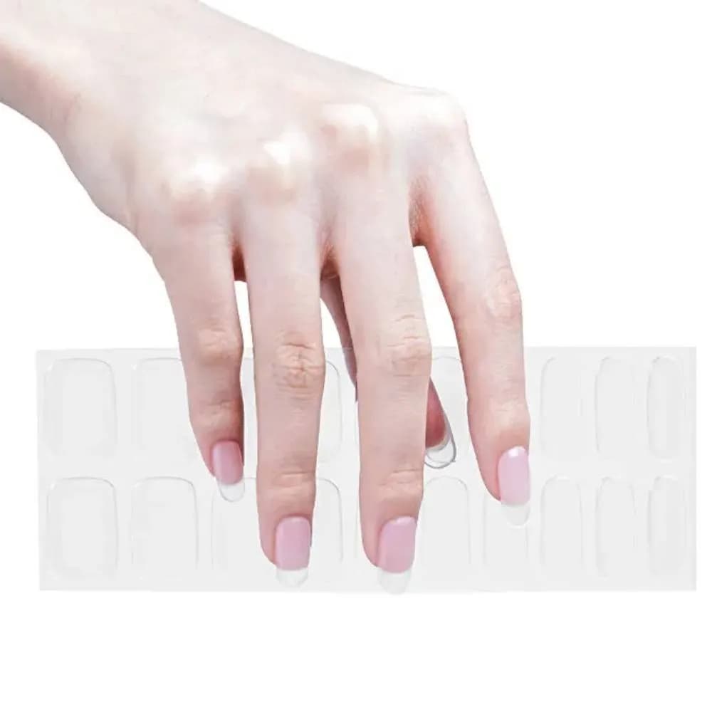 Crystal Clear – Semi-Cured Gel Nail Strips