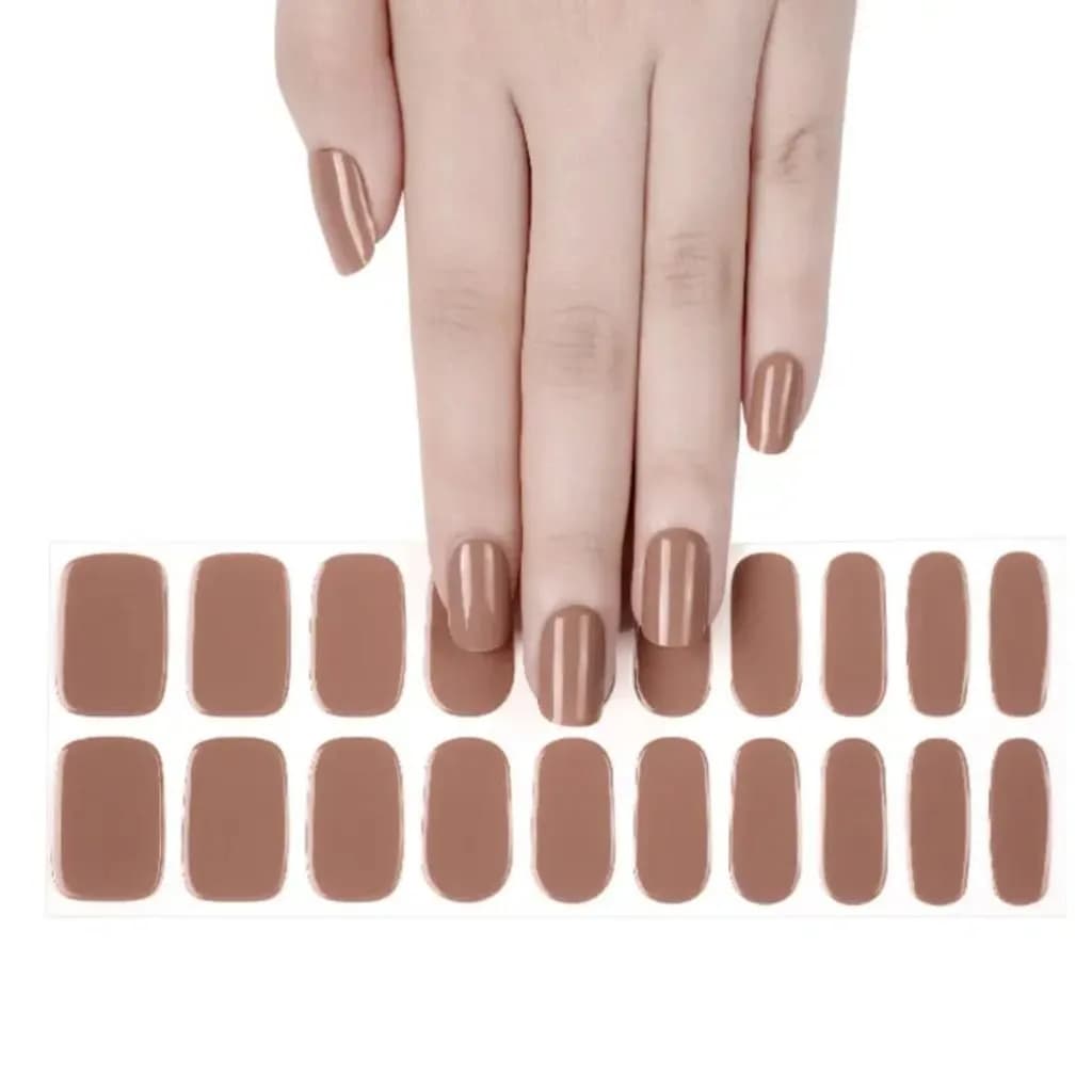 Earthy Rose – Semi-Cured Gel Nail Strips