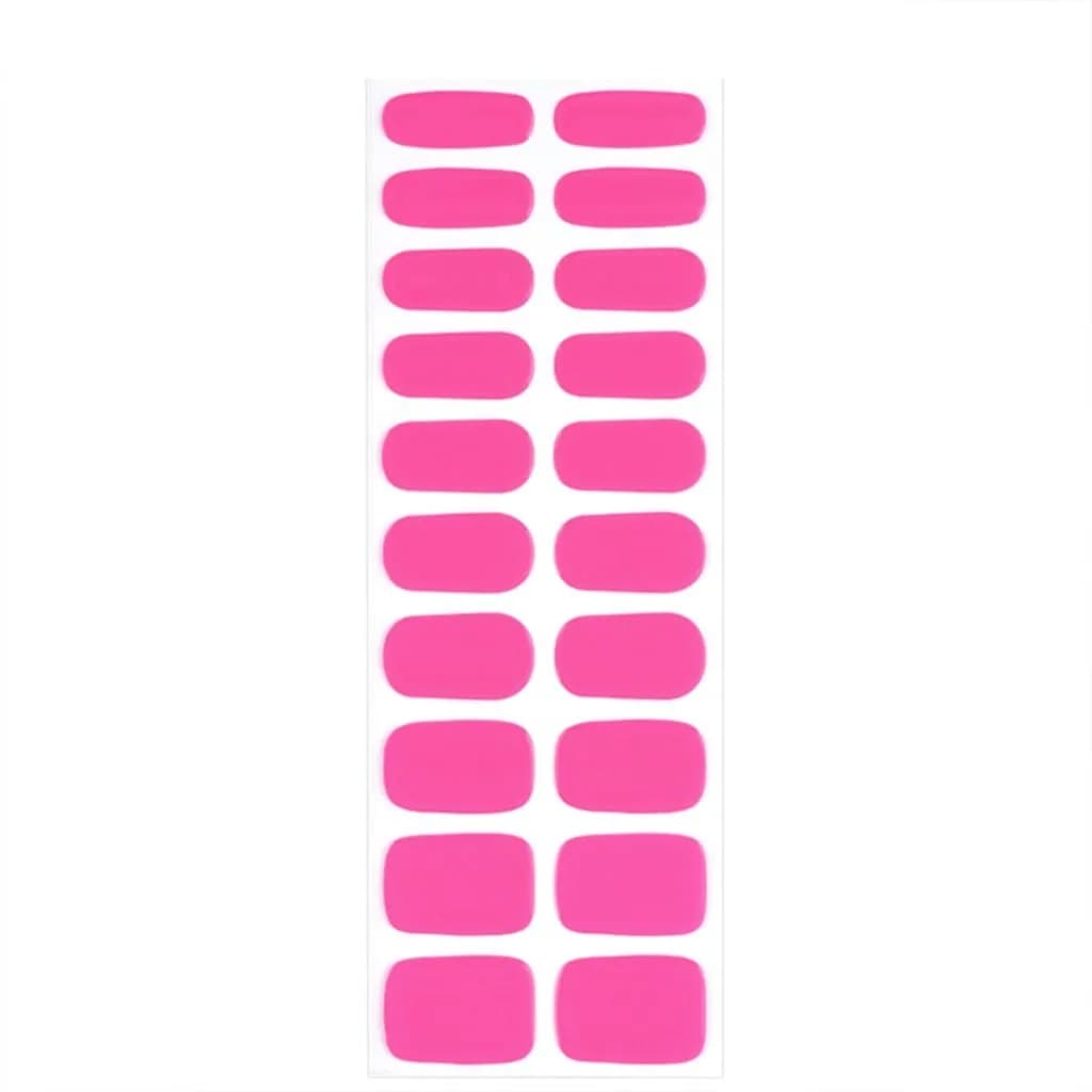 Electric Pink – Semi-Cured Gel Nail Strips