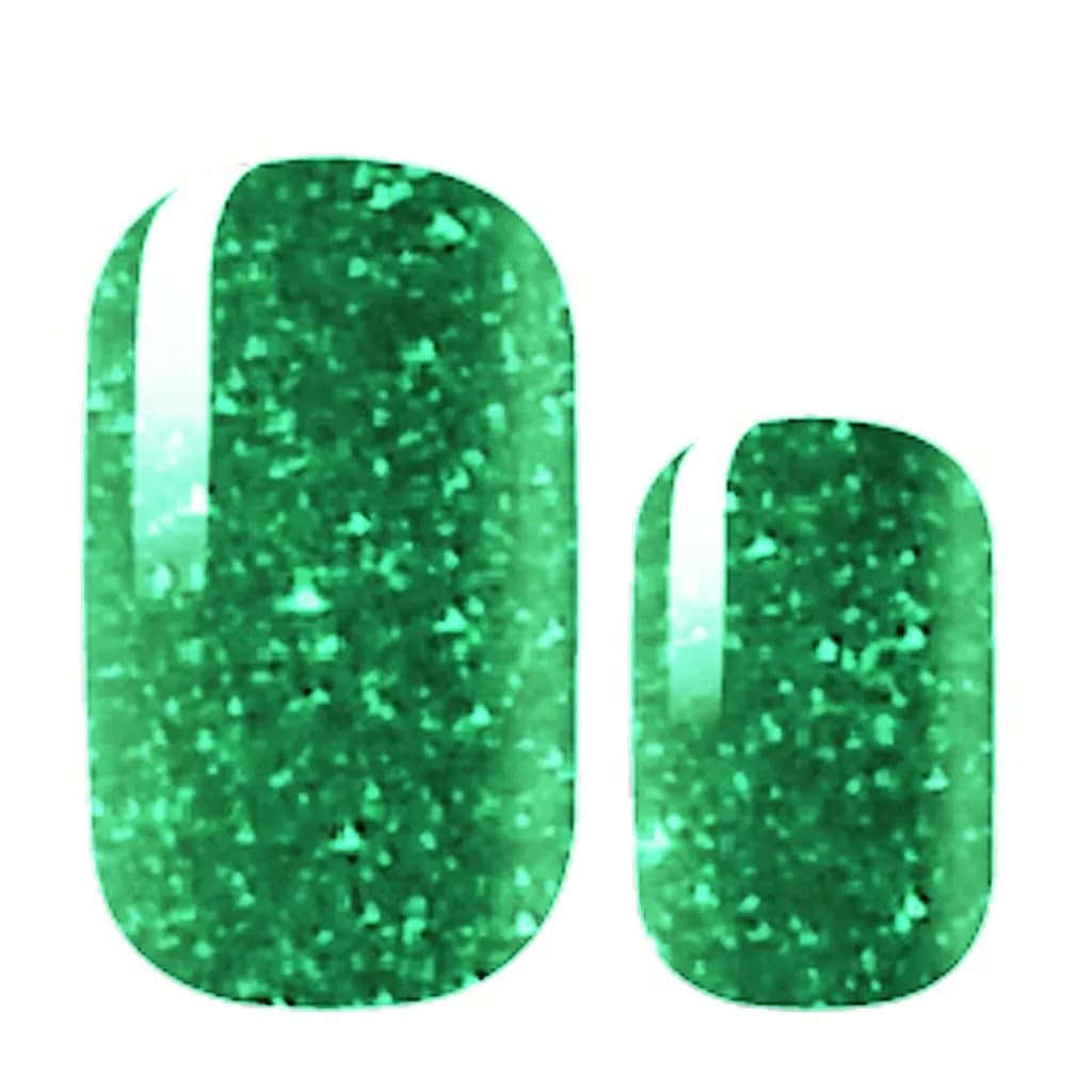 Emerald Shimmer Nail Polish Strips