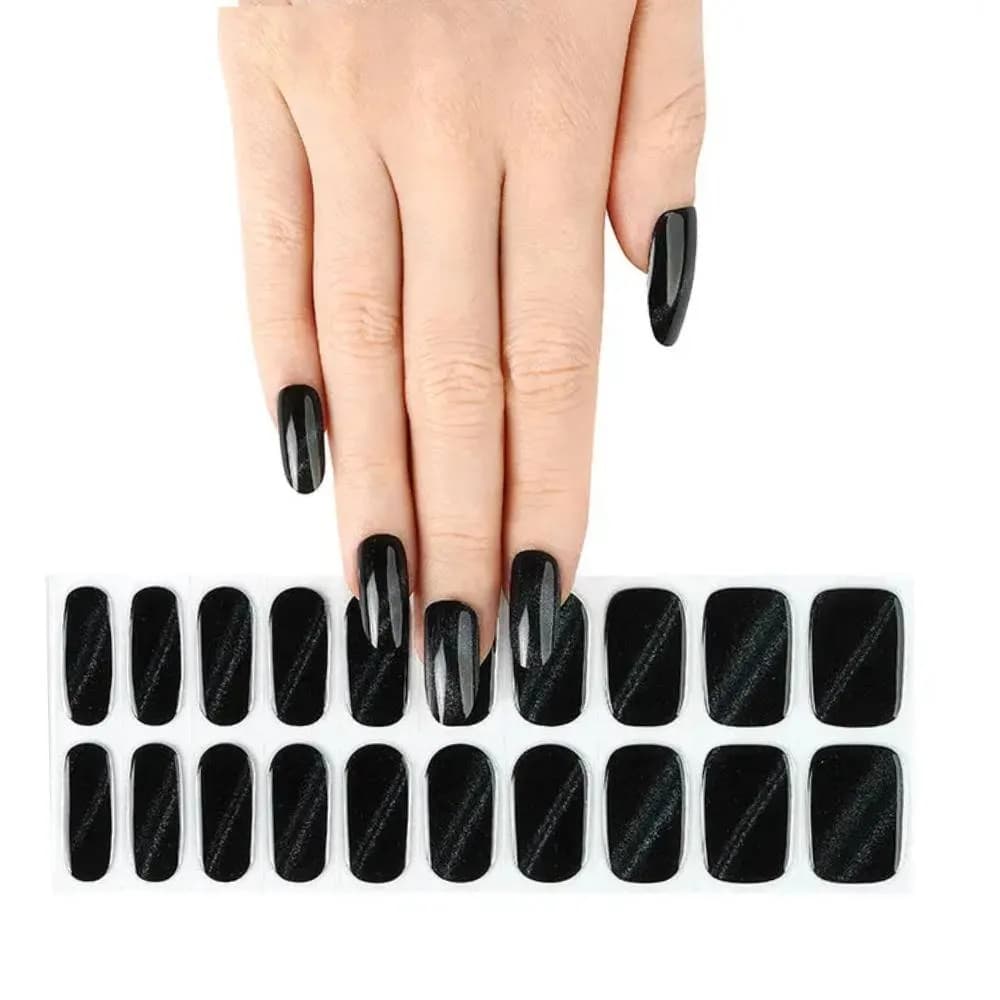 Galactic Green – Semi-Cured Gel Nail Strips