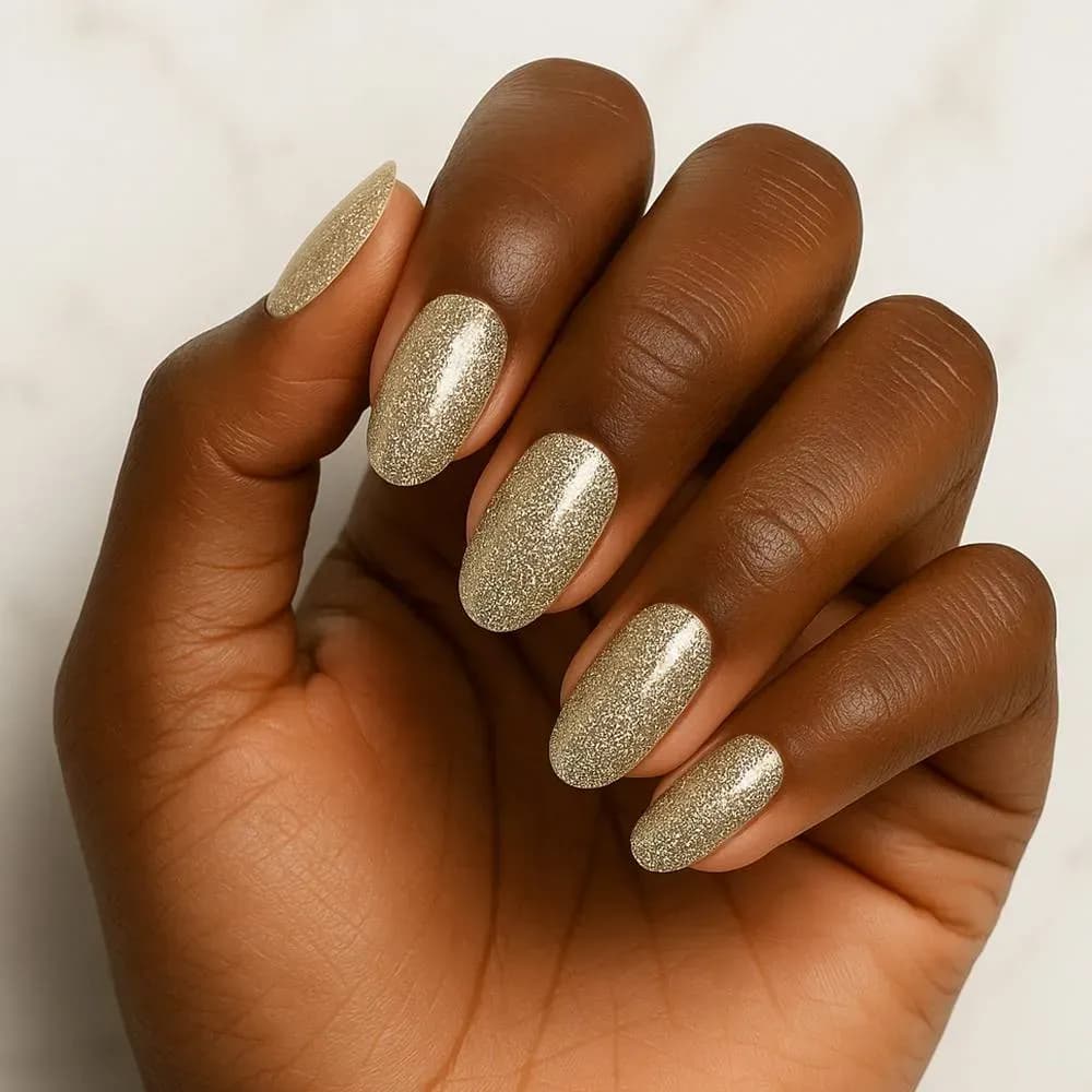 Gold Rush – Semi-Cured Gel Nail Strips
