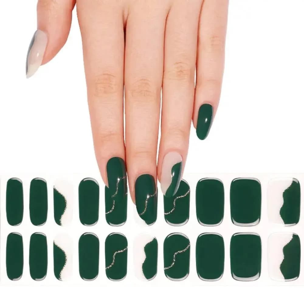 Golden Ivy – Semi-Cured Gel Nail Strips