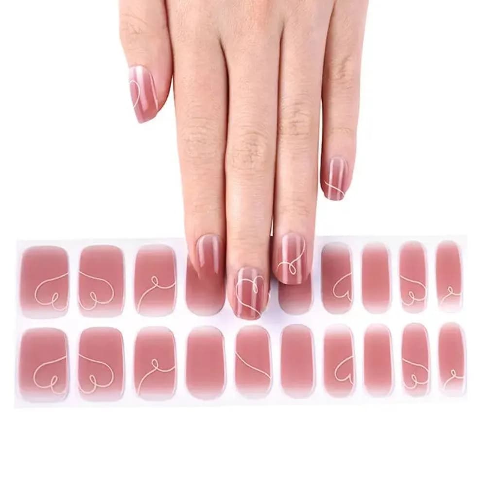 Love Script – Semi-Cured Gel Nail Strips