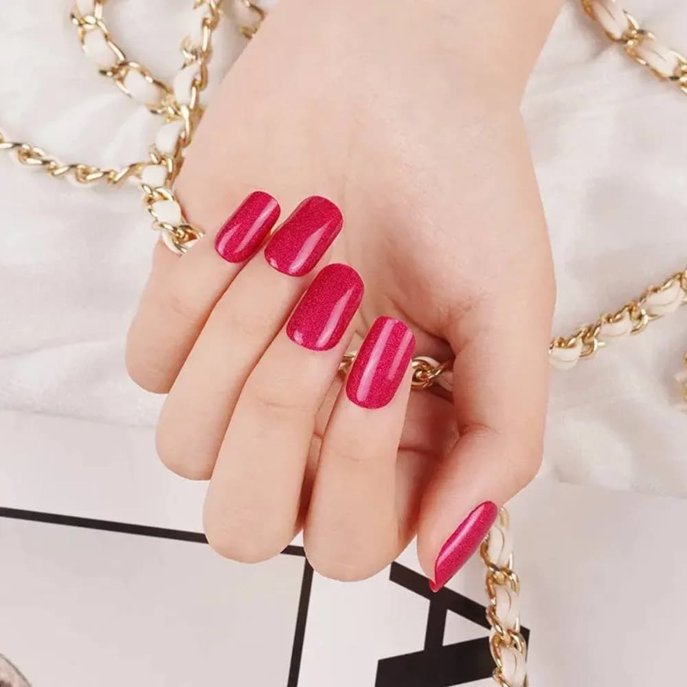 Magenta Mirage – Semi-Cured Gel Nail Strips