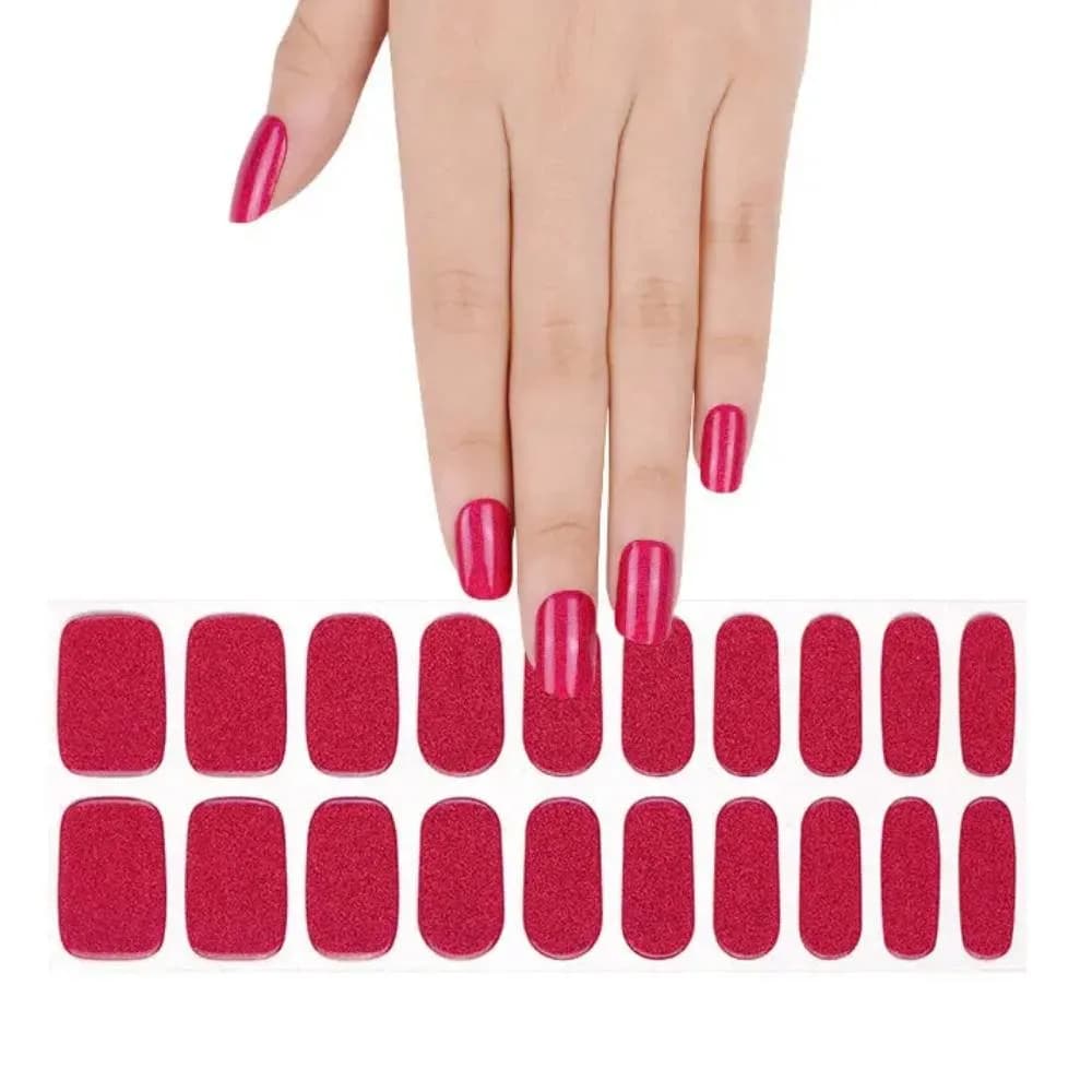 Magenta Mirage – Semi-Cured Gel Nail Strips