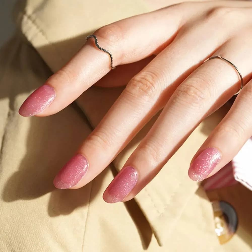 Marble Blush – Semi-Cured Gel Nail Strips