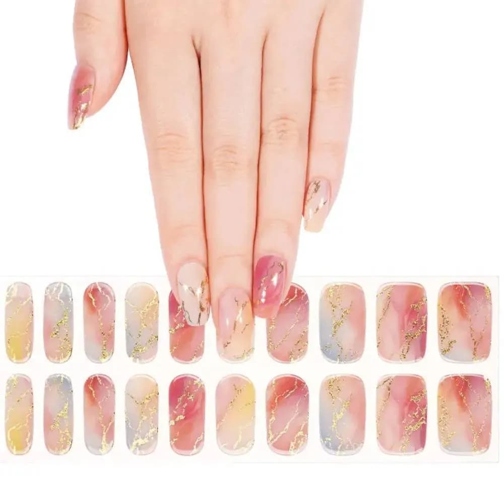 Marble Dreams – Semi-Cured Gel Nail Strips