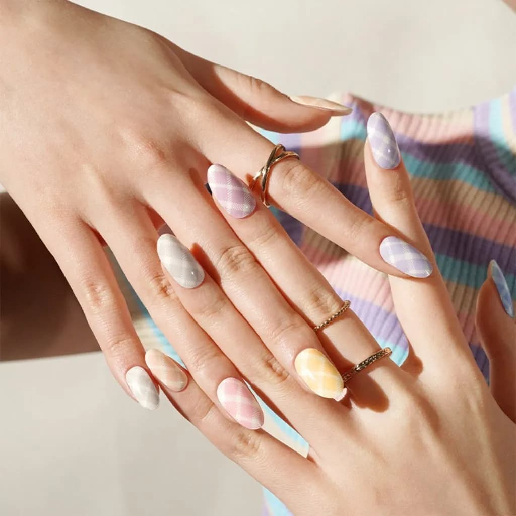 Pastel Picnic Semi-Cured Gel Nail Strips