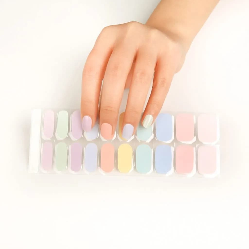 Pastel Pop – Semi-Cured Gel Nail Strips