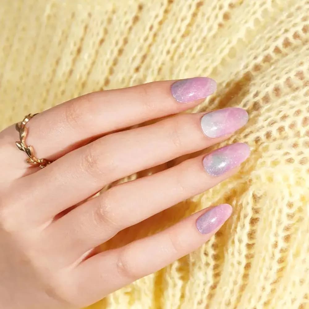 Pastel Quartz – Semi-Cured Gel Nail Strips