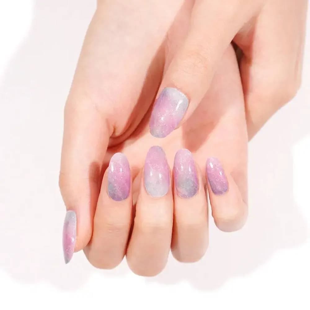 Pastel Quartz – Semi-Cured Gel Nail Strips