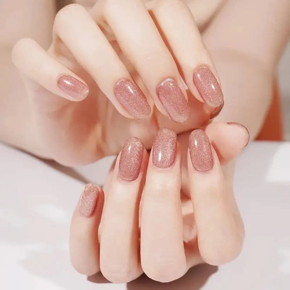 Peachy Ombre – Semi-Cured Gel Nail Strips