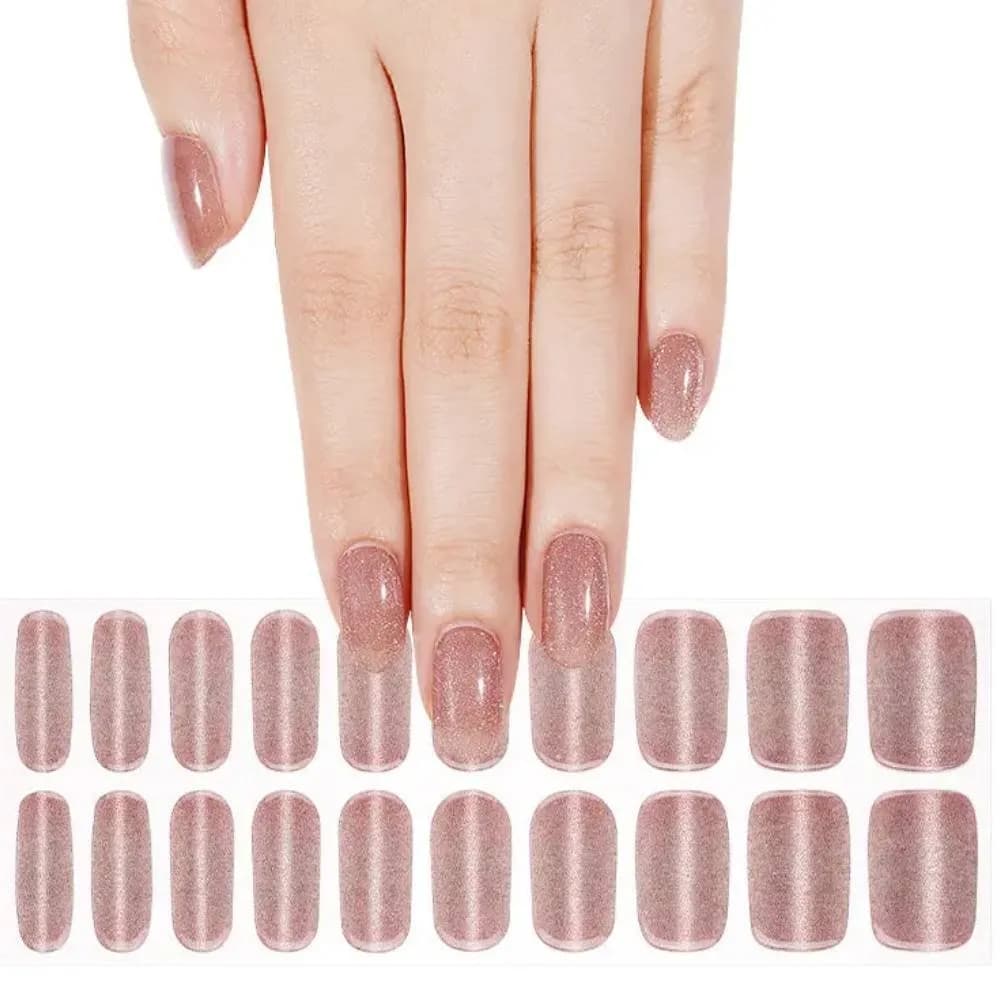 Peachy Ombre – Semi-Cured Gel Nail Strips