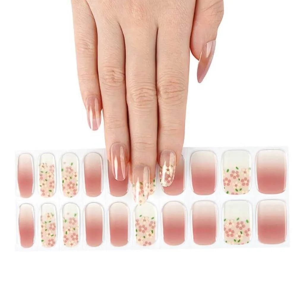 Petal Ombre – Semi-Cured Gel Nail Strips