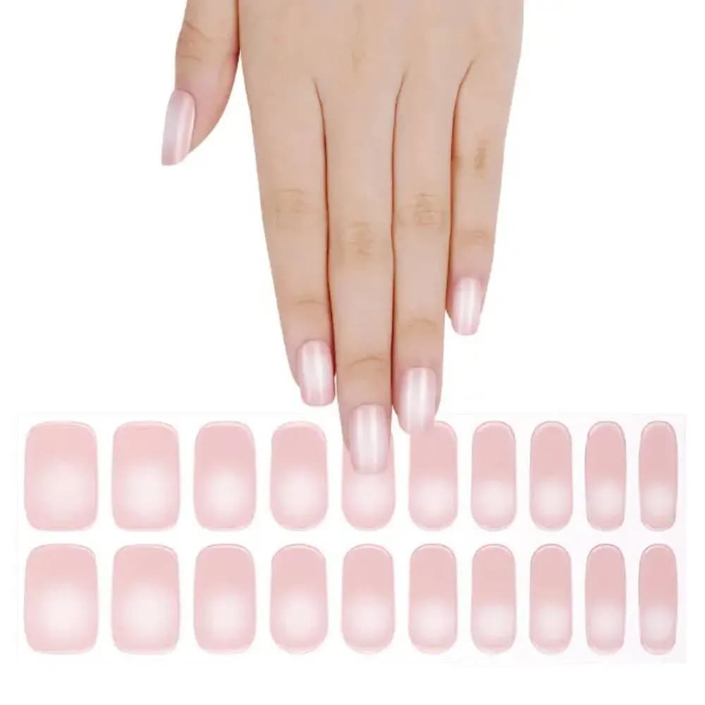 Pink Aura – Semi-Cured Gel Nail Strips