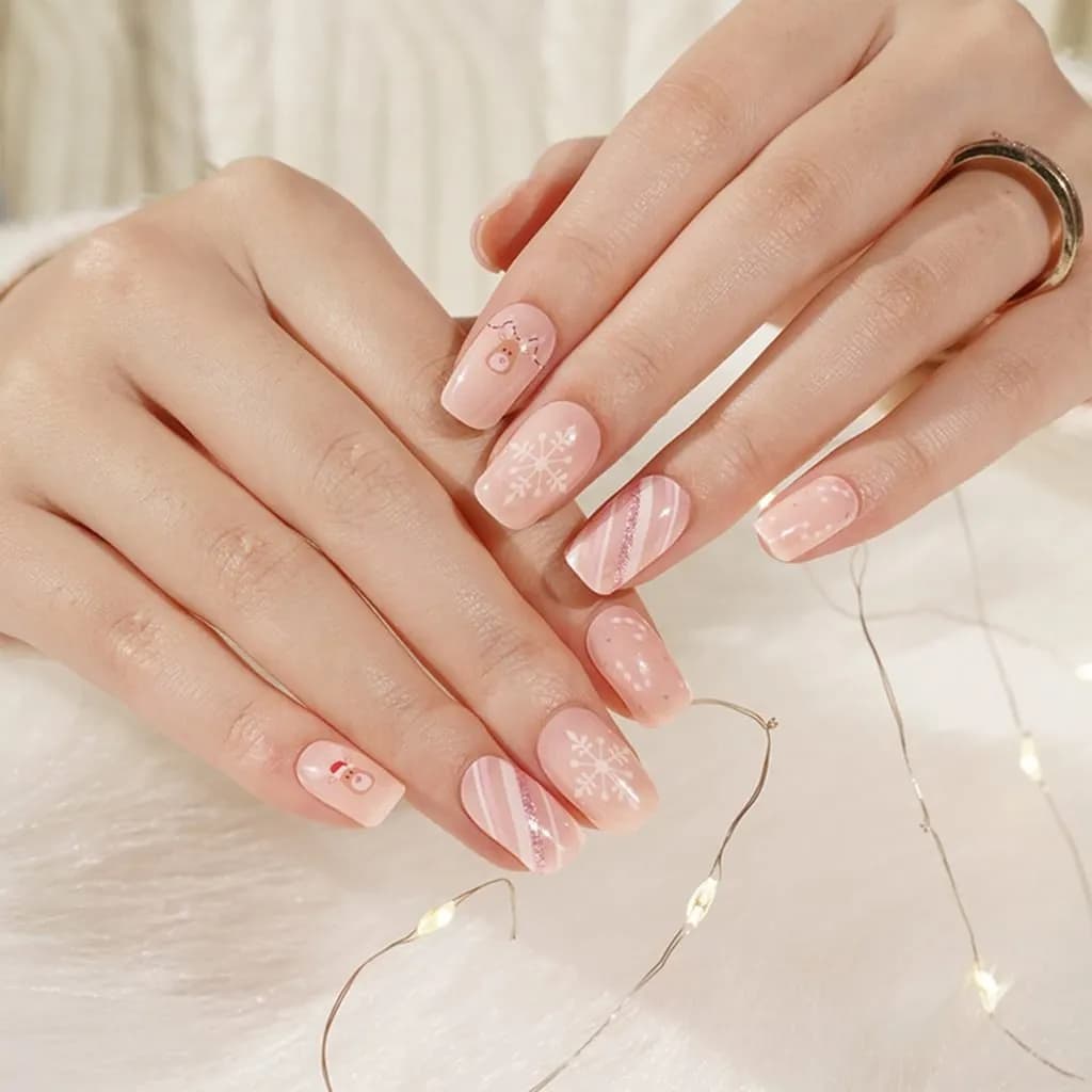 Pink Wonderland Semi-Cured Gel Nail Strips