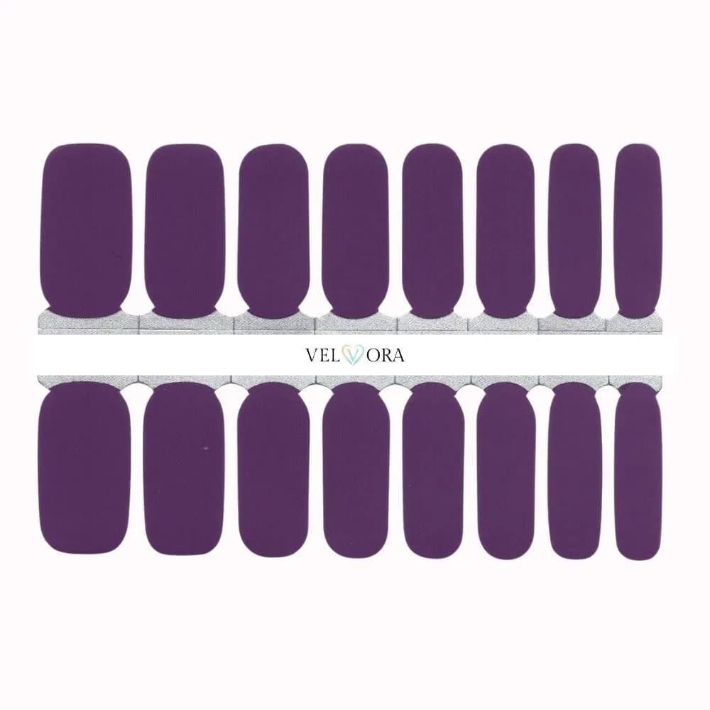 Plum Nail Polish Strips