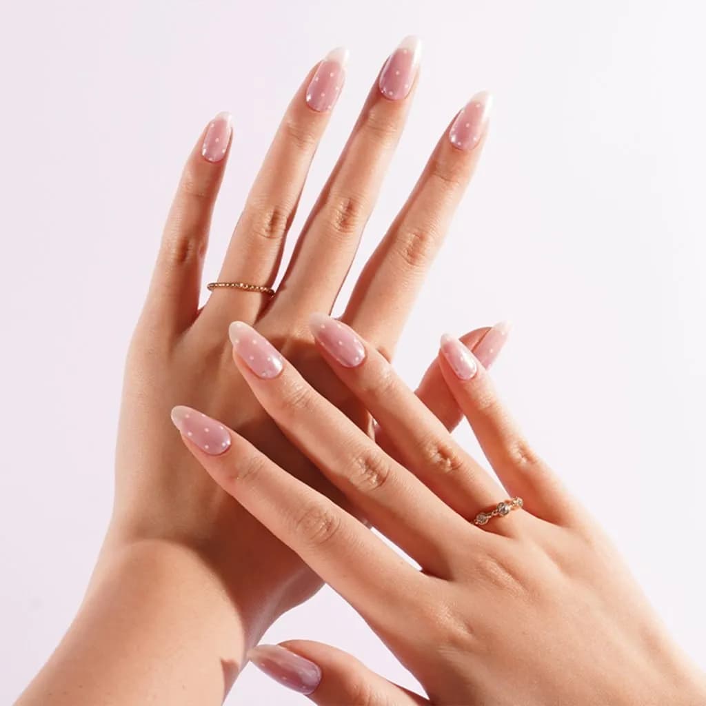 Polka Ombre Semi-Cured Gel Nail Strips