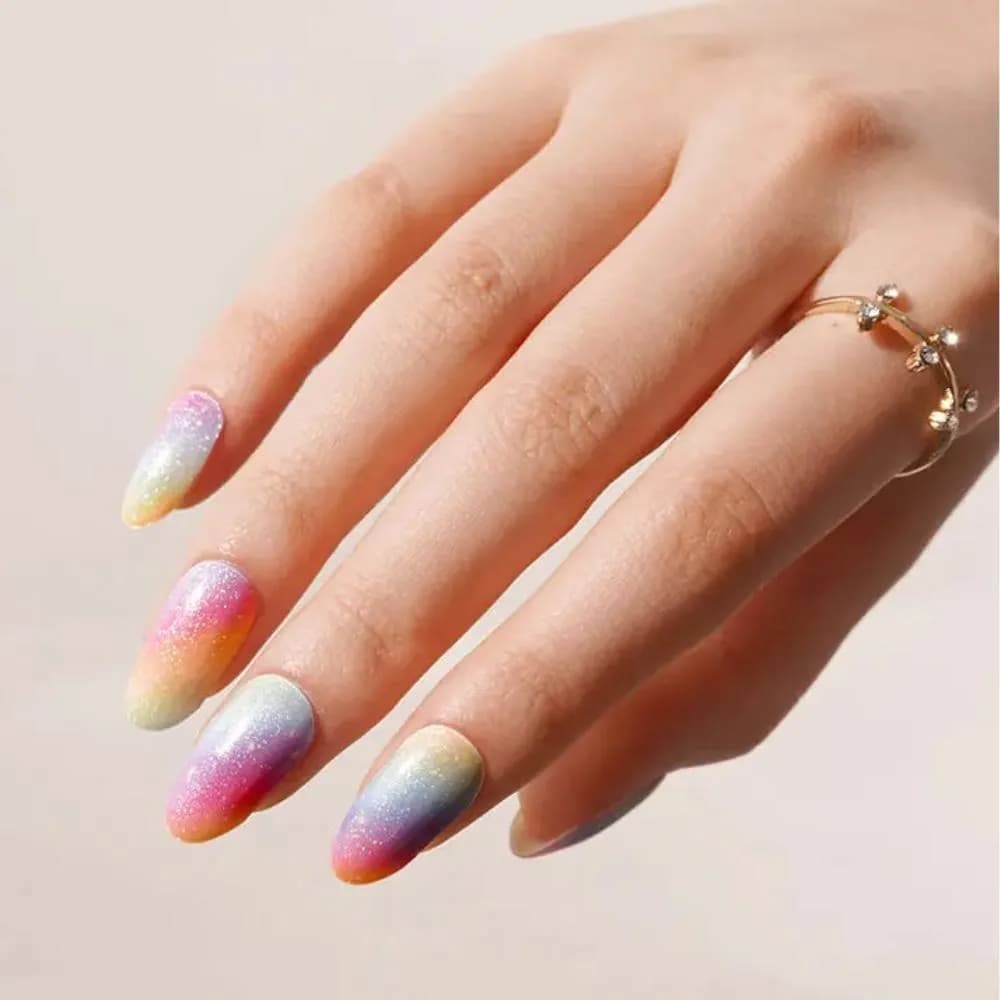 Rainbow Skies – Semi-Cured Gel Nail Strips