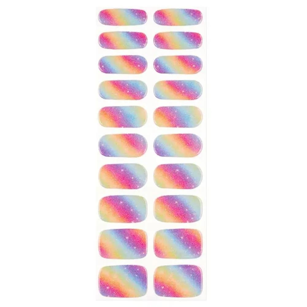 Rainbow Skies – Semi-Cured Gel Nail Strips