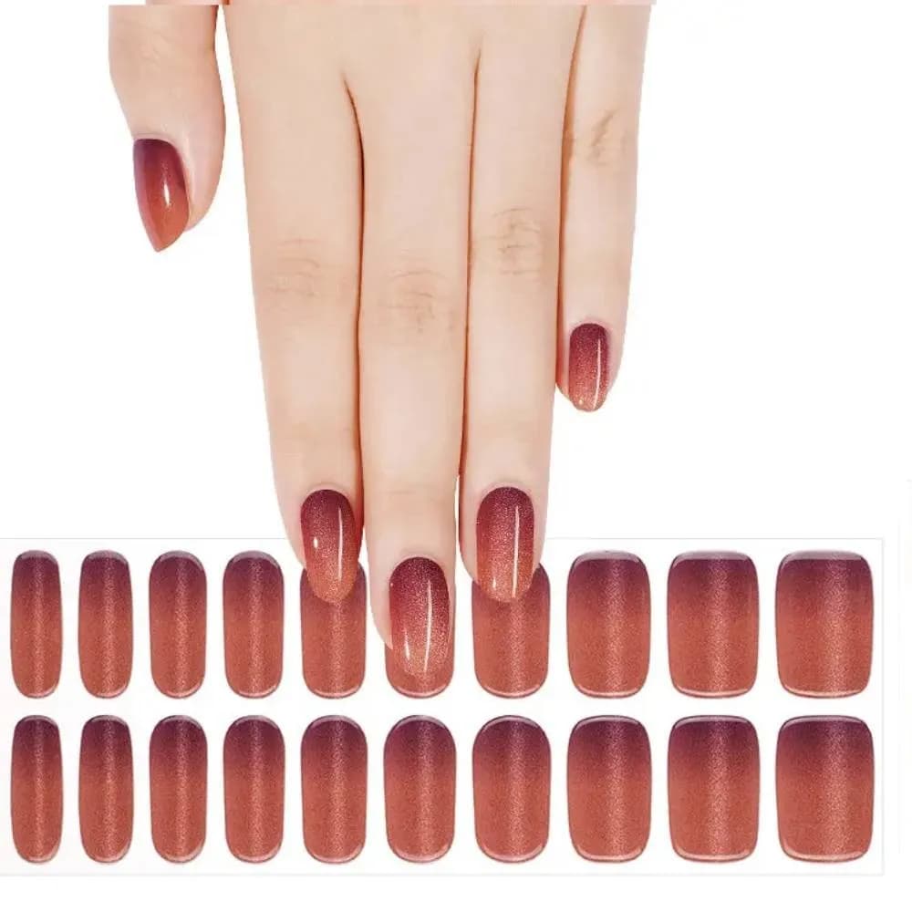 Rose Ombre – Semi-Cured Gel Nail Strips