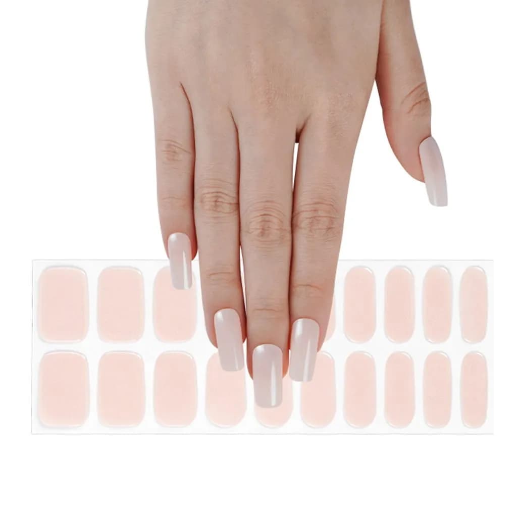 Rose Pearl – Semi-Cured Gel Nail Strips