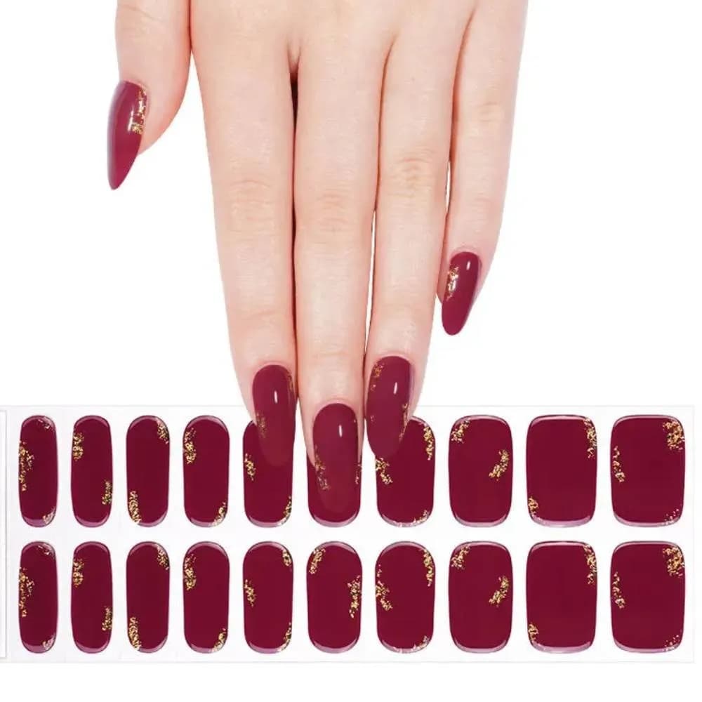 Royal Rose – Semi-Cured Gel Nail Strips