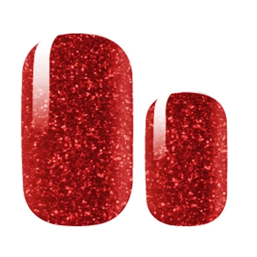 Ruby Sparkle Nail Polish Strips