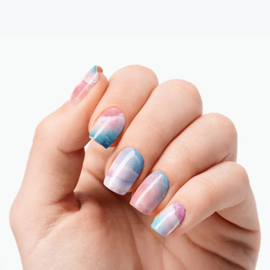 Sunset Waves – Semi-Cured Gel Nail Strips