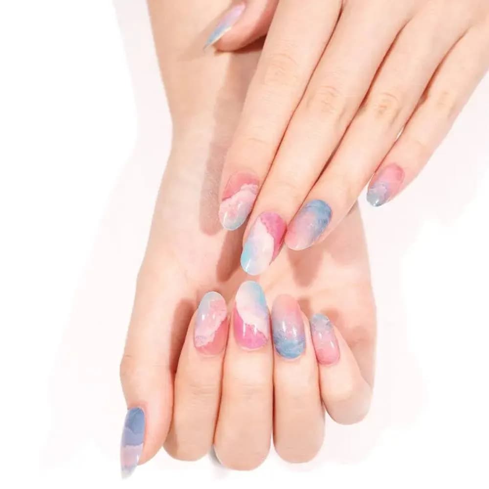 Sunset Waves – Semi-Cured Gel Nail Strips