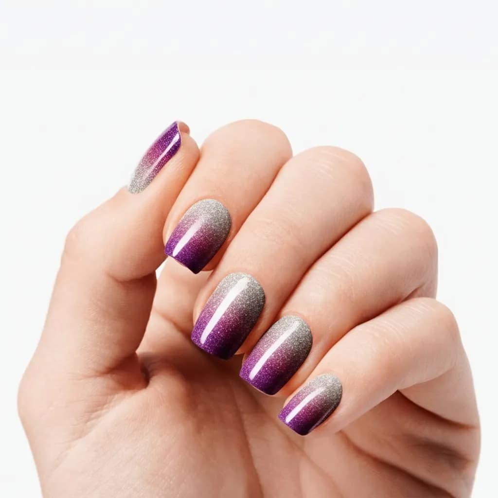Twilight Ombre - Semi-Cured Gel Nail Strips
