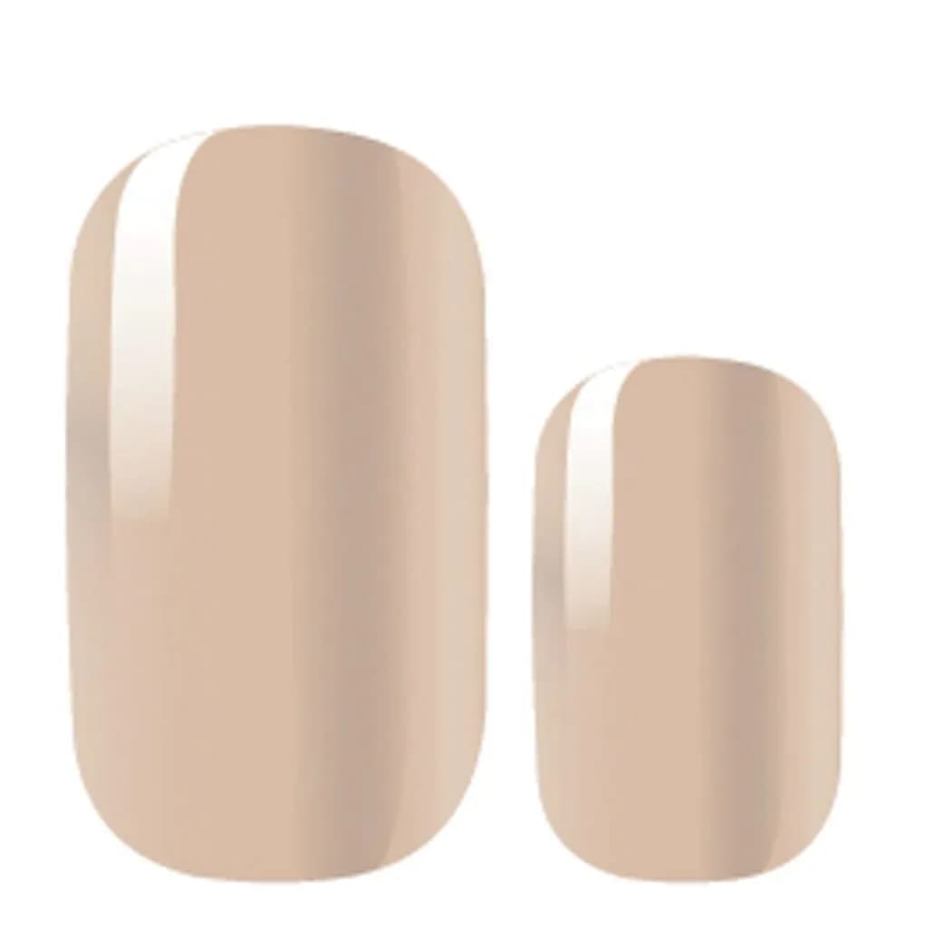 Velvet Beige Nail Polish Strips