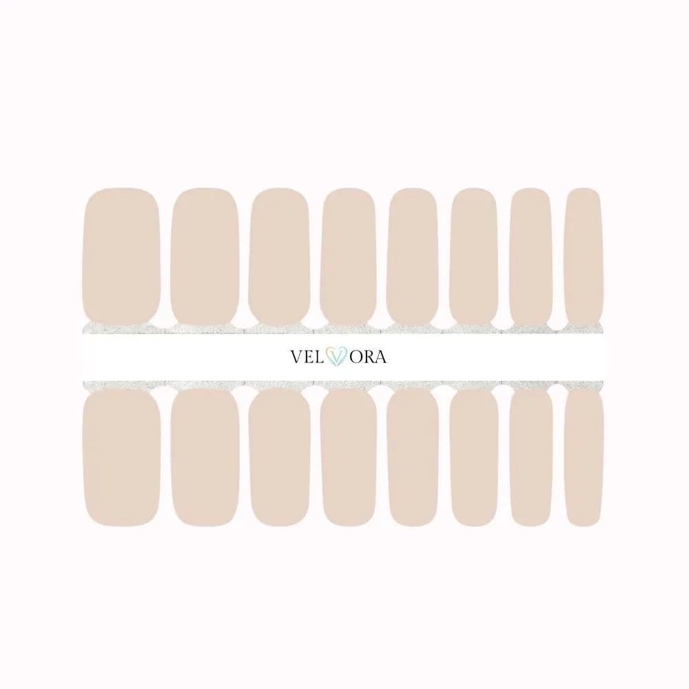 Velvet Beige Nail Polish Strips