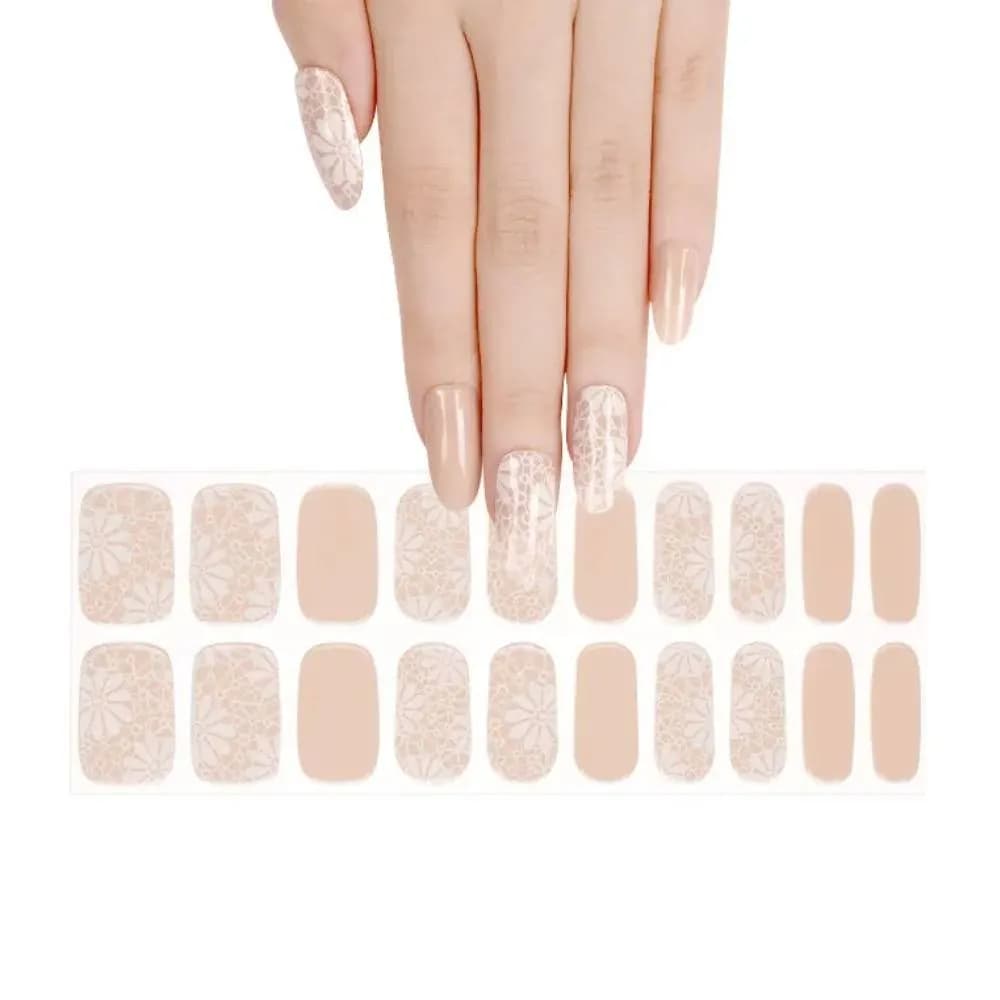 Vintage Lace – Semi-Cured Gel Nail Strips