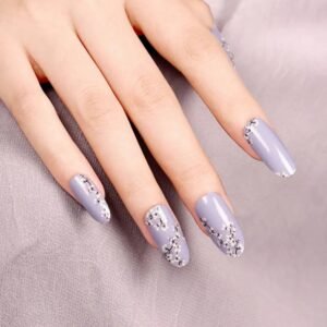 Lavender Blossoms – Semi-Cured Gel Nail Strips