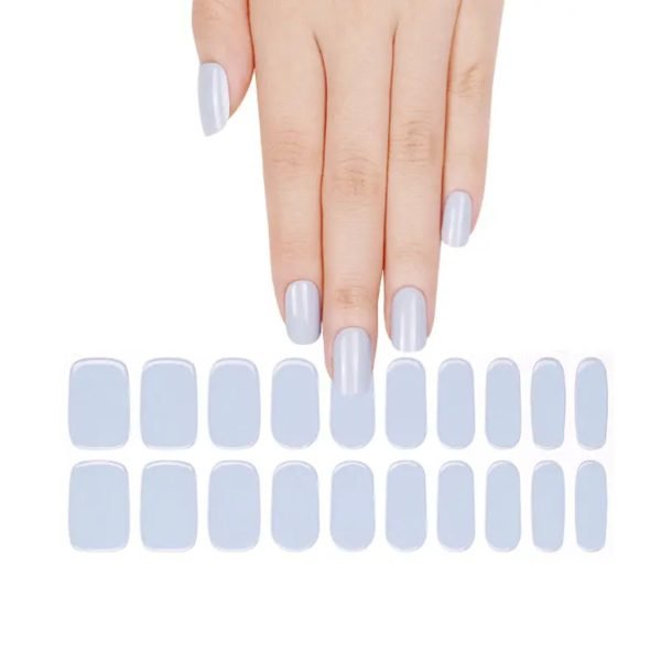 Blue Lagoon gel nail strips