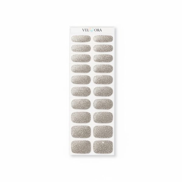 Champagne Sparkles - Semi-Cured Gel Nail Strips Velvora Strips