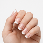 Classic French Tip Gel Nail Strips Velvora