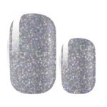 Cosmic Silver Nail Polish Strips