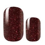 Crimson Sparkle Nail Polish Strips