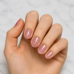 Glittering Rose - Semi-Cured Gel Nail Strips - Image 3